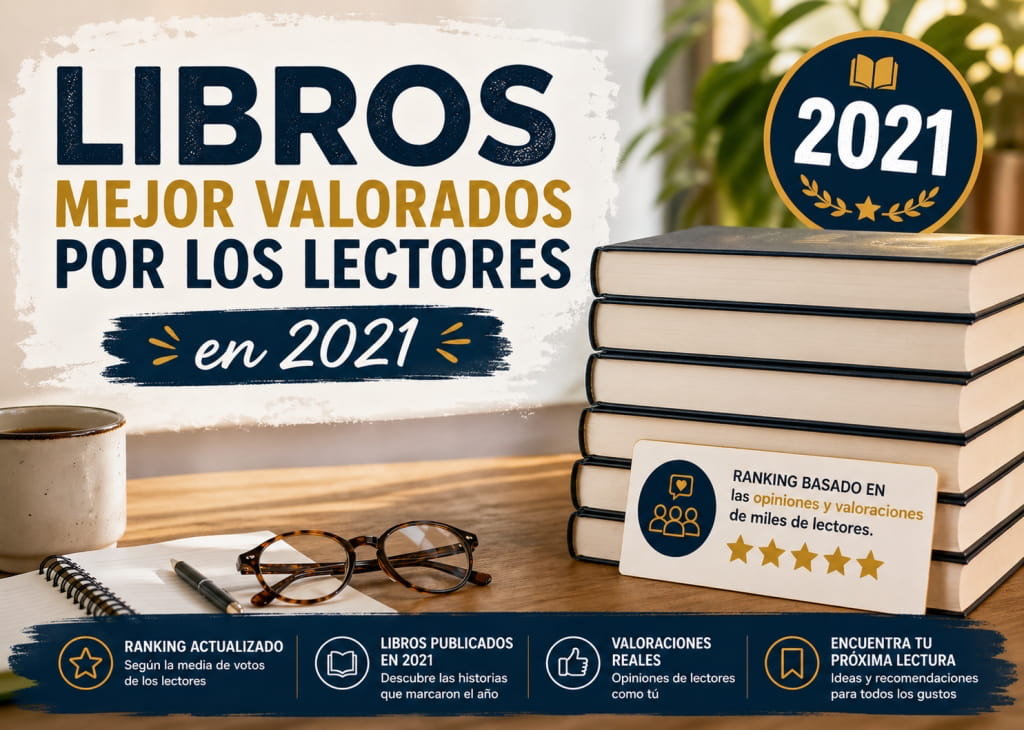 Libros mejor valorados por año Libros mejor valorados por los lectores en 2021